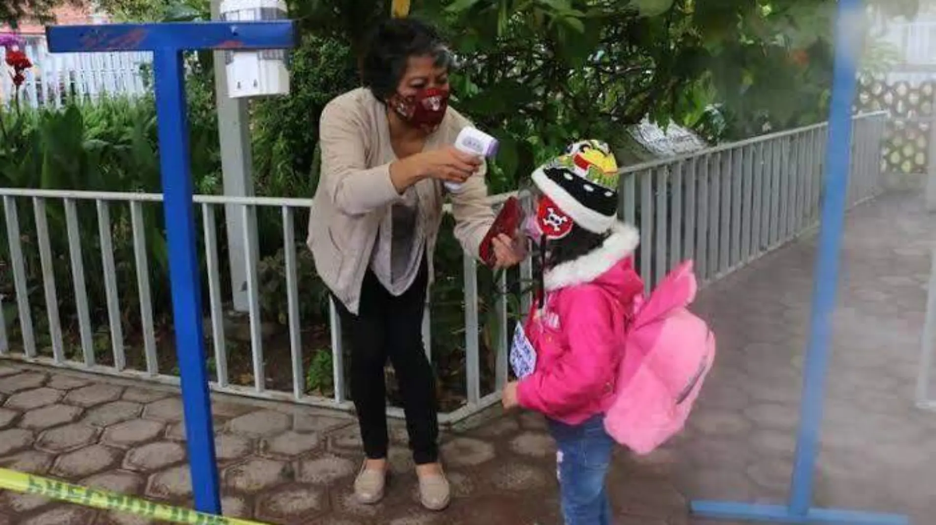 Niños, escuela, estudiantes, medidas sanitarias